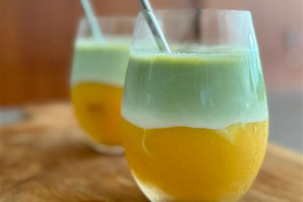 Cool Down This Summer with an Iced Mango Matcha