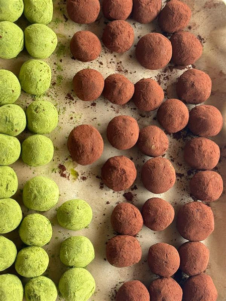 Matcha Chocolate Truffles, Perfect for Your Christmas Table